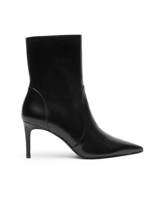 Stuart Weitzman Black Heeled Boots