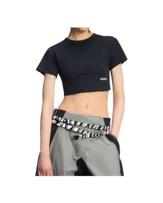 The Attico Black T-Shirts