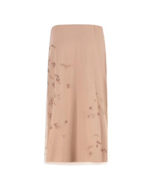 Fendi Midi Skirts in het Brown