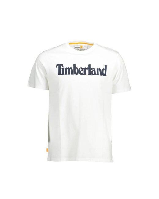 Timberland Tops > T-shirts in het White voor heren