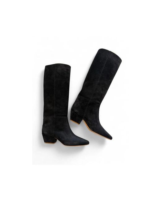 Forte_forte Black Cowboy & Biker Boots