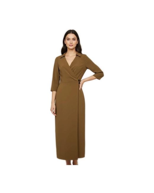 Alberta Ferretti Natural Wrap Dresses