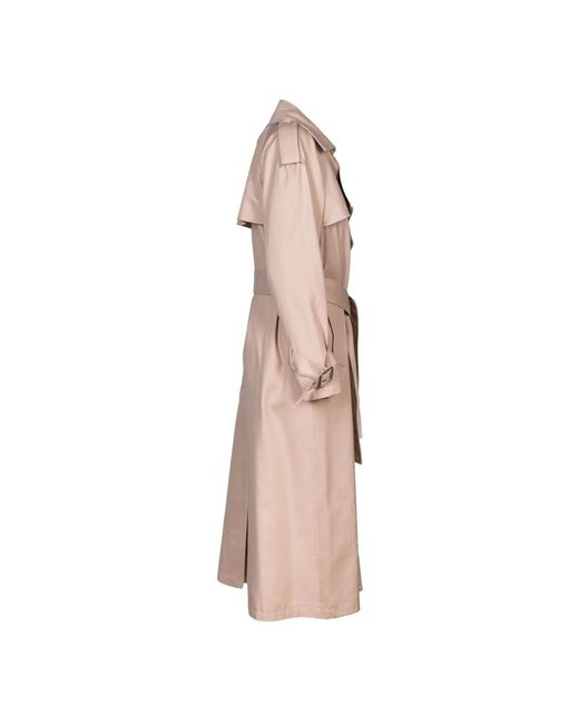 Erika Cavallini Semi Couture Pink Trench Coats
