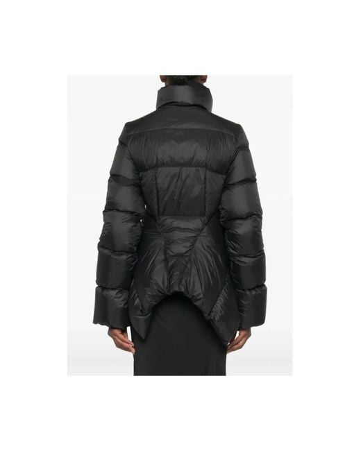 Rick Owens Black Down Jackets