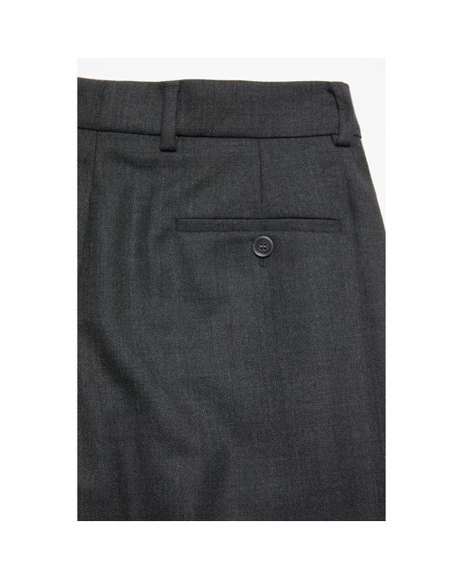 Acne Gray Wide Trousers