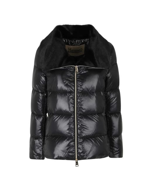 Down Jackets Herno en coloris Black
