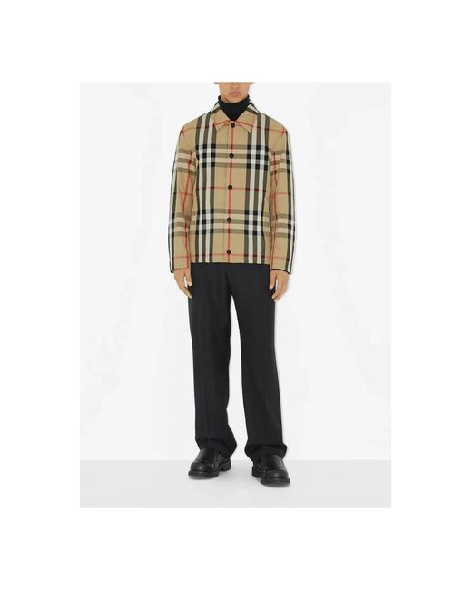 Light Jackets Burberry pour homme en coloris Natural