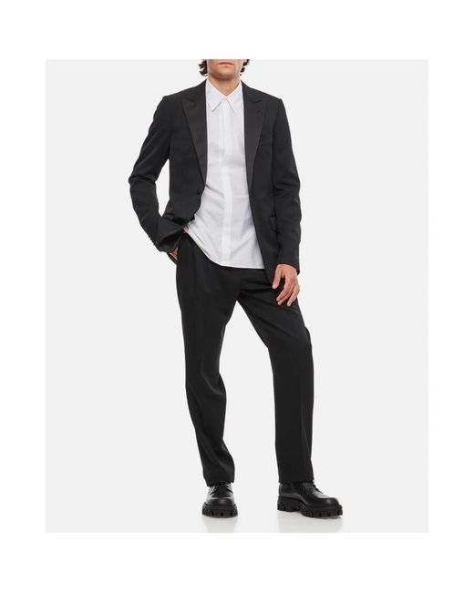 Lanvin Black Suit Trousers for men
