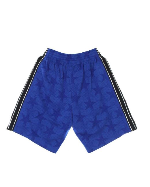 Mitchell & Ness Nba Swingman Basketball Shorts Hardwood Classics in het Blue voor heren