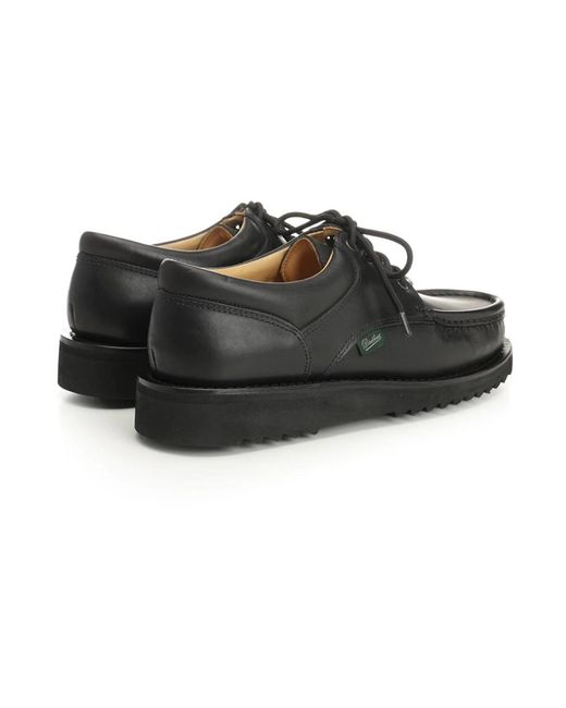 Paraboot Black Laced Shoes for men