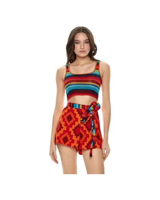 ME FUI Red Short Shorts