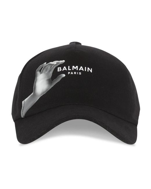Balmain Caps in Black für Herren