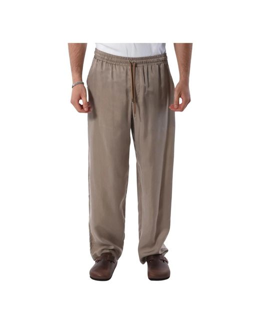 Costumein Gray Wide Trousers for men
