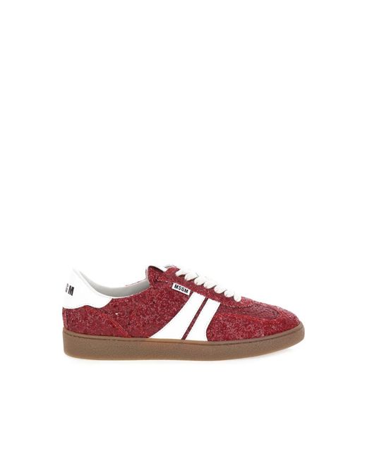 MSGM Retro Sneakers in het Red