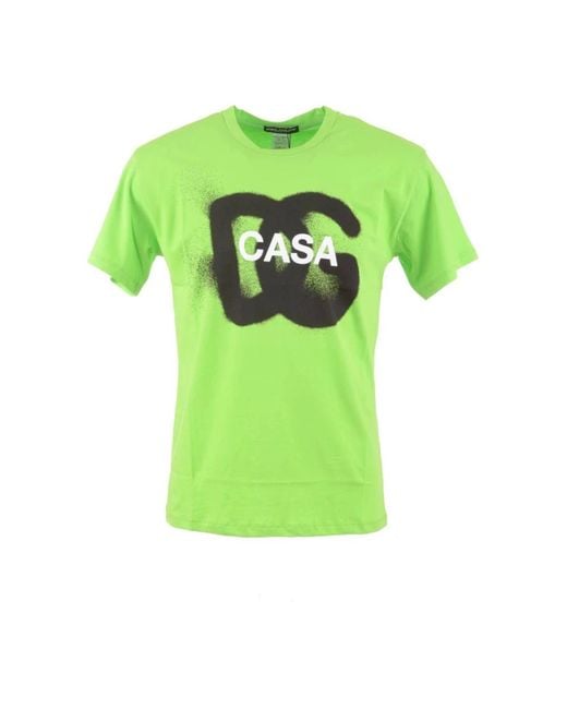 Dolce & Gabbana Men's Green T-Shirts