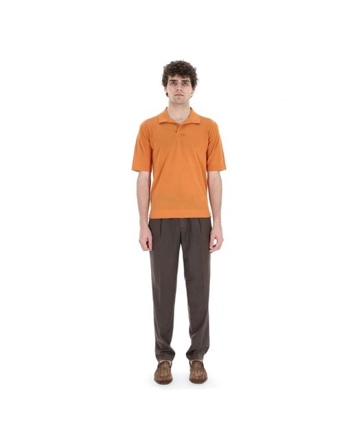 Ballantyne Orange Polo Shirts for men