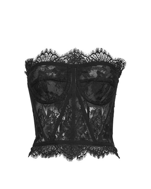 Dolce & Gabbana Black Sleeveless Tops