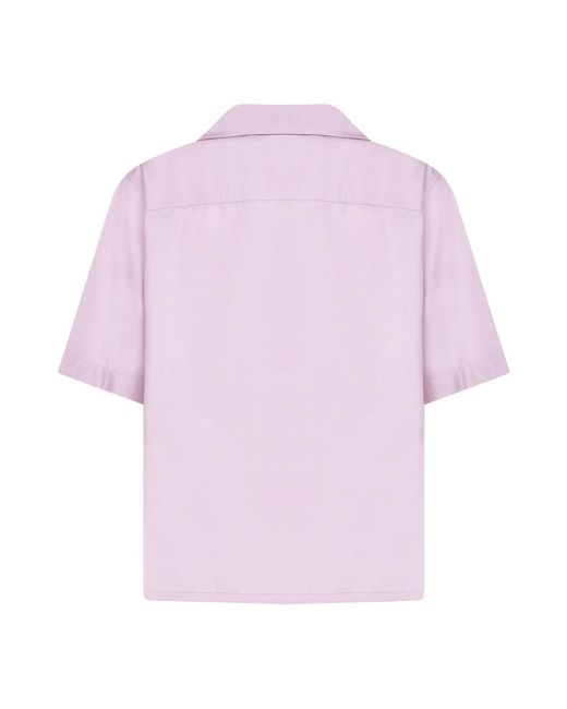 Marni Purple Short Sleeve Shirts for men