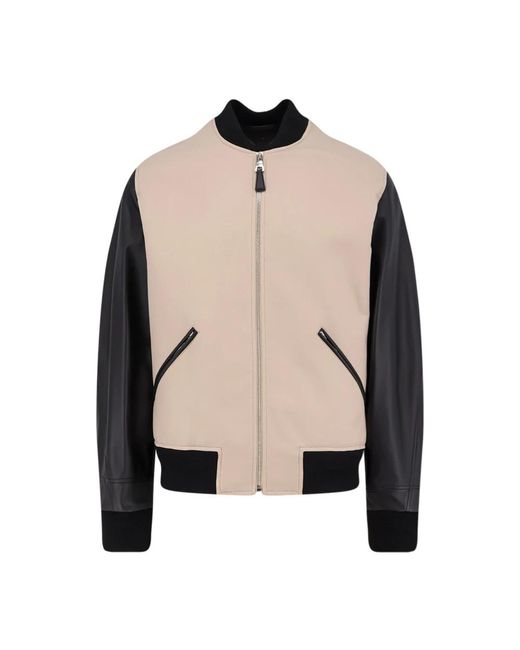 Givenchy Jassen ,Zwart ,Katoen Mix Material Blouson in het Natural voor heren