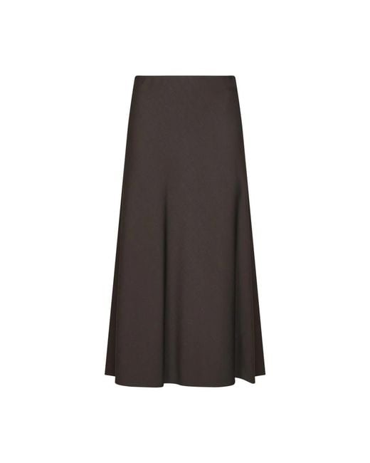 Brunello Cucinelli Brown Midi Skirts