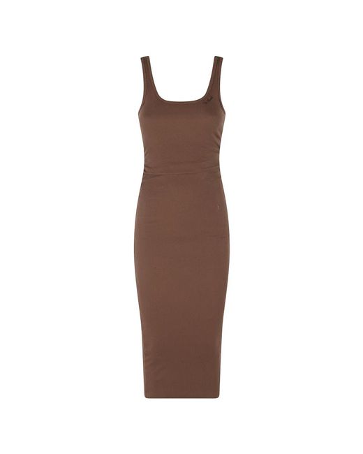 Mc2 Saint Barth Brown Midi Dresses