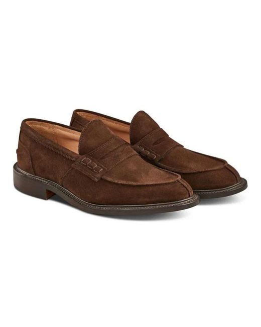 Tricker's Schoenen ,Bruin ,Leer James Loafer in het Brown voor heren
