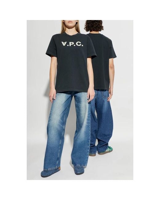 A.P.C. Black T-Shirts