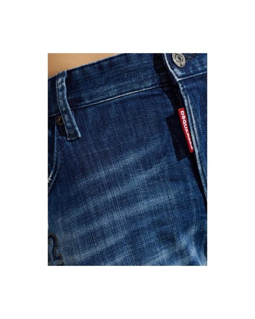 DSquared² Blue Trousers for men