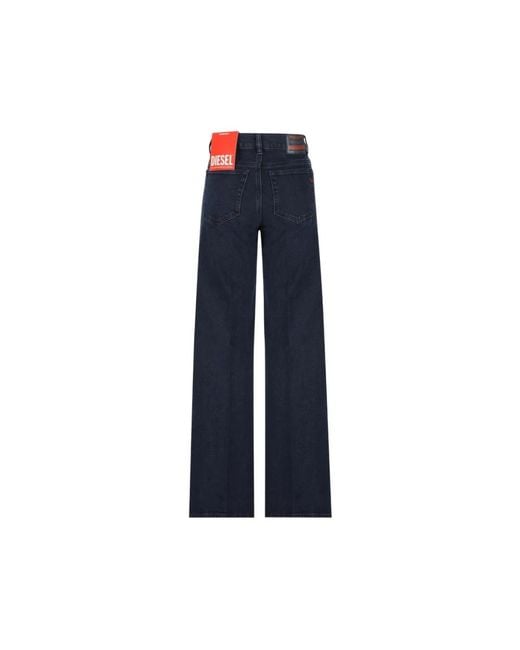 DIESEL Blue Wide Jeans