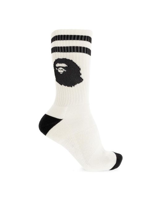 Socks di A Bathing Ape in Black da Uomo