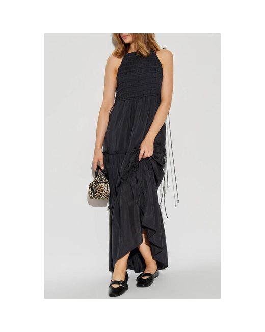 Ganni Black Maxi Dresses