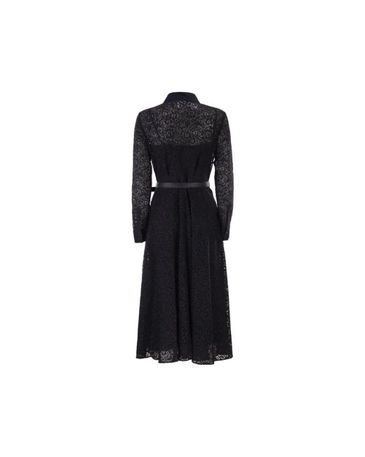Midi Dresses Max Mara de color Black