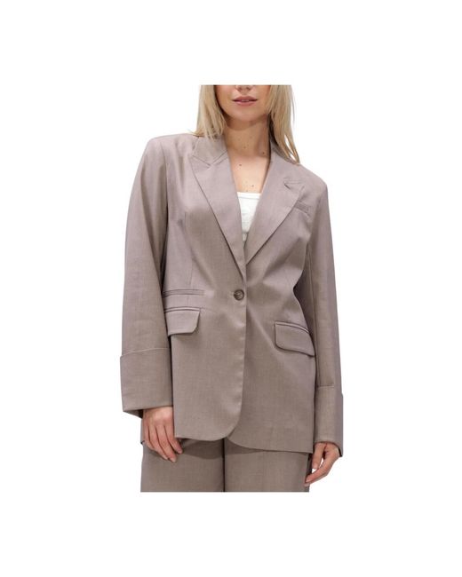 co'couture Matty Blazer in het Brown