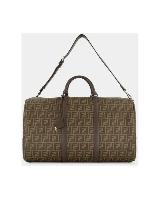 Fendi Brown Weekend Bags for men