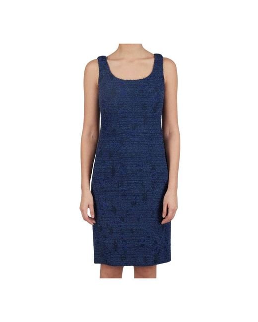 Kiton Blue Short Dresses