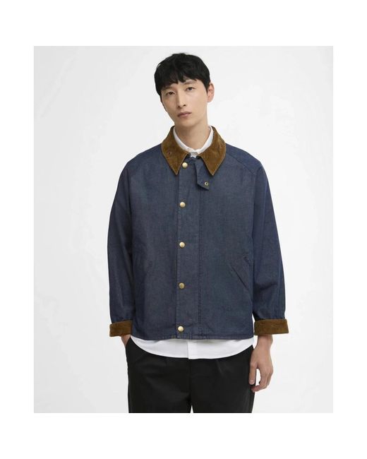 Barbour Blue Denim Jackets for men