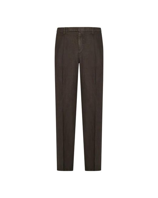 Boglioli Brown Suit Trousers for men