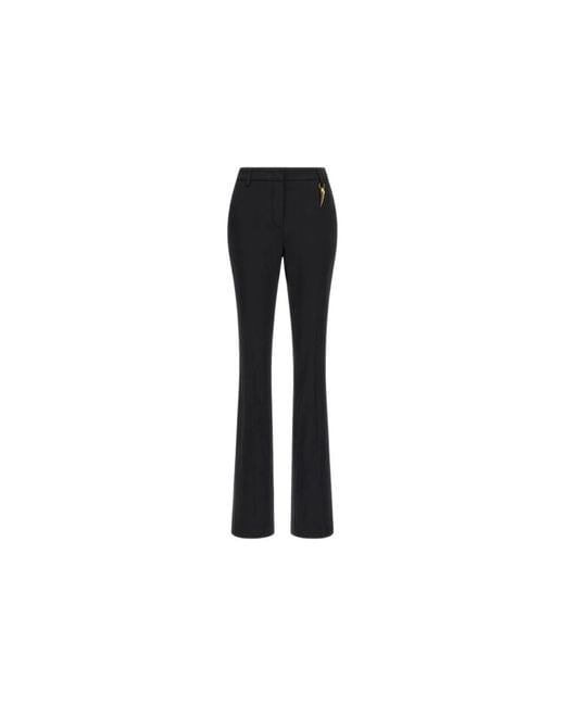 Roberto Cavalli Black Wide Trousers