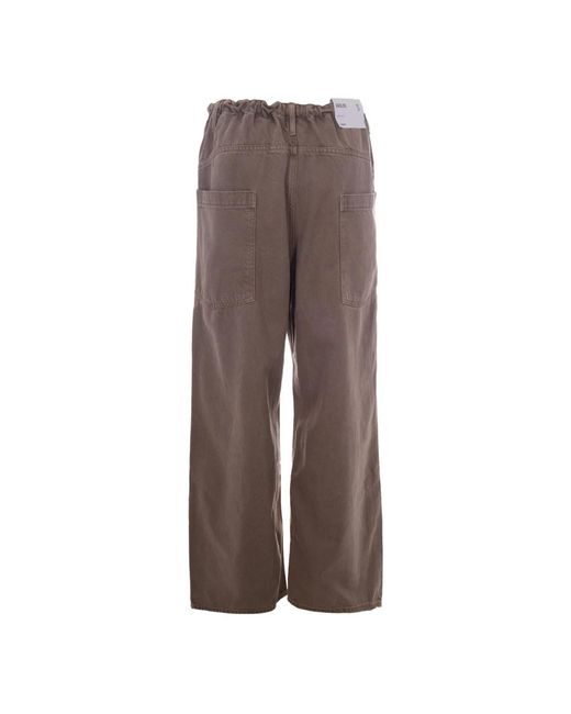 Agolde Wijde Broek in het Brown