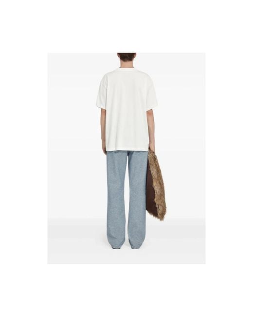 MM6 by Maison Margiela White T-Shirts for men