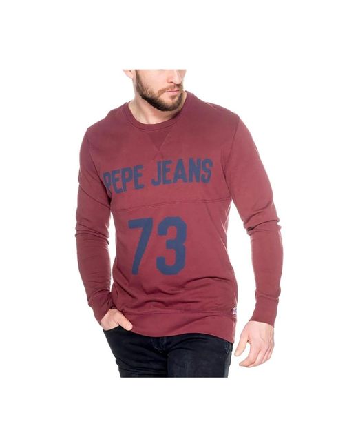 Sweatshirts di Pepe Jeans in Red da Uomo