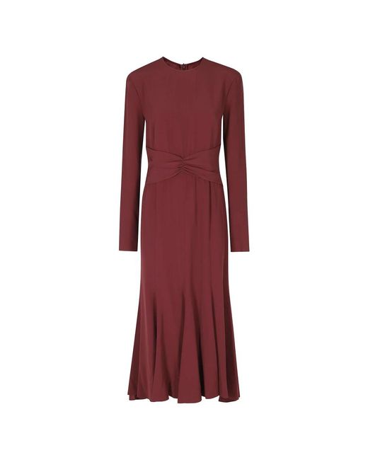 Maxi Dresses Alberta Ferretti de color Red