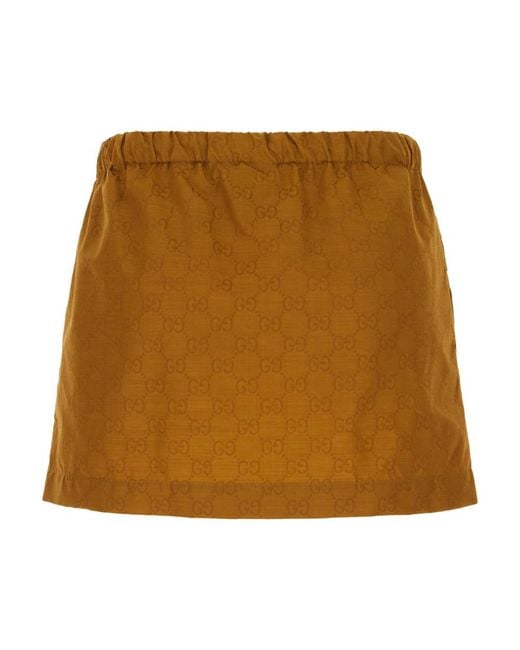 Gucci Brown Short Skirts