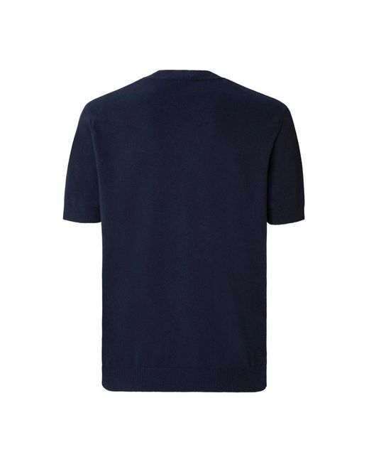 Fendi Blue Round-Neck Knitwear for men