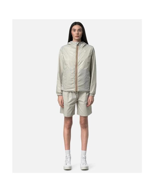 K-Way White Rain Jackets