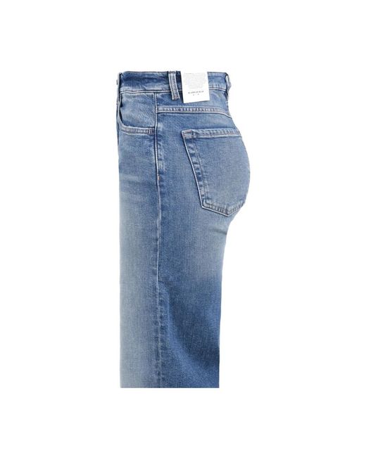 ICON DENIM Blue Wide Jeans