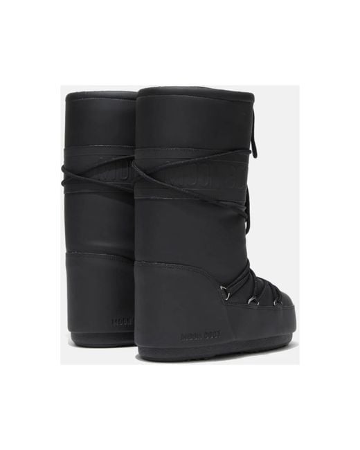Moon Boot Black Winter Boots