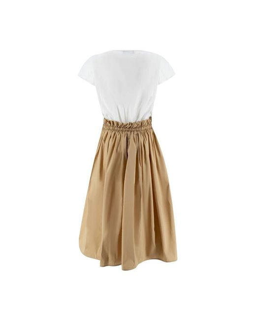 Midi Dresses di Fabiana Filippi in Natural