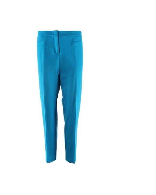 Trousers > slim-fit trousers Pinko en coloris Blue
