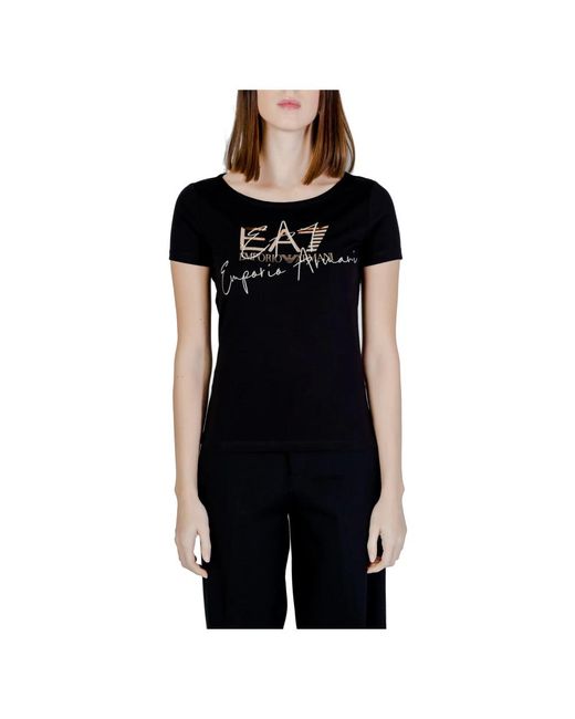 EA7 Black T-Shirts